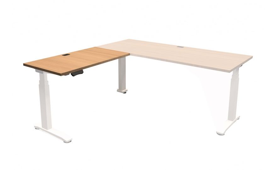 Electric Height Adjustable Desks: Return Shell (Available in 19 Finishes)
